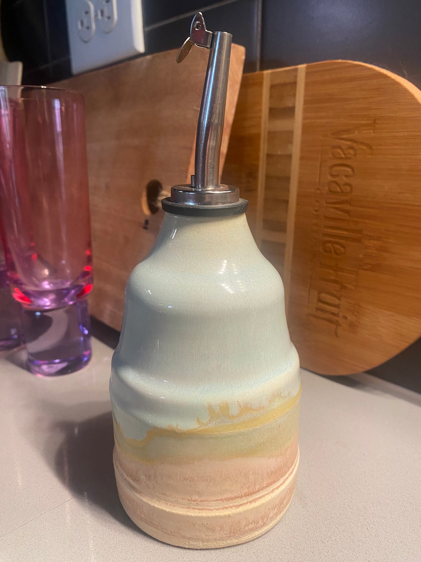 CERAMIC OLIVE OIL POURER 🫒✨